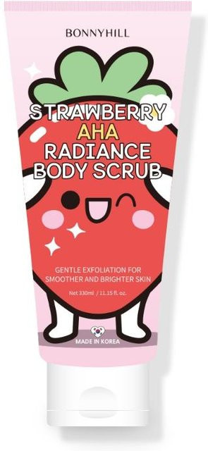 BONNYHILL Erdbeer AHA Radiance Körperpeeling, 330 ml, Unisex - Bild 1