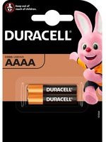 Duracell AAAA Ultra Mini Alkaline Batterien 1,5V 600 mAh 2 Stück - Bild 1