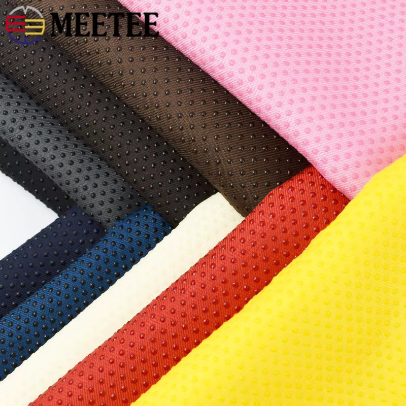 Meetee Antirutsch-Stoff mit Gummi-Punkten in Schwarz und Multicolour, B/T: 200 x 150 cm - Bild 5