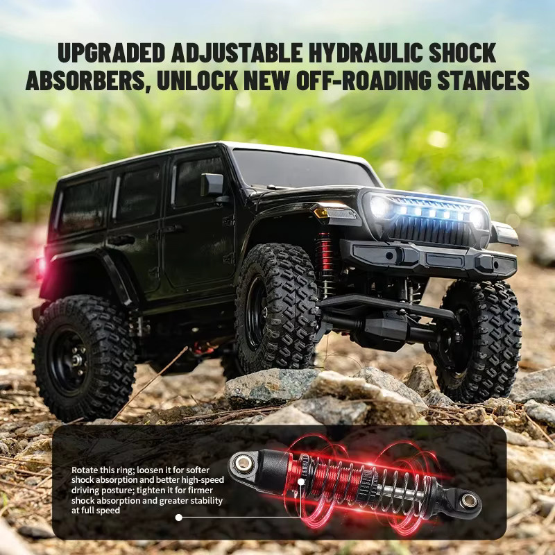 C8801 PRO RC Auto, 1/18, mit Licht, 4WD, elektrisch, ferngesteuert - Bild 4