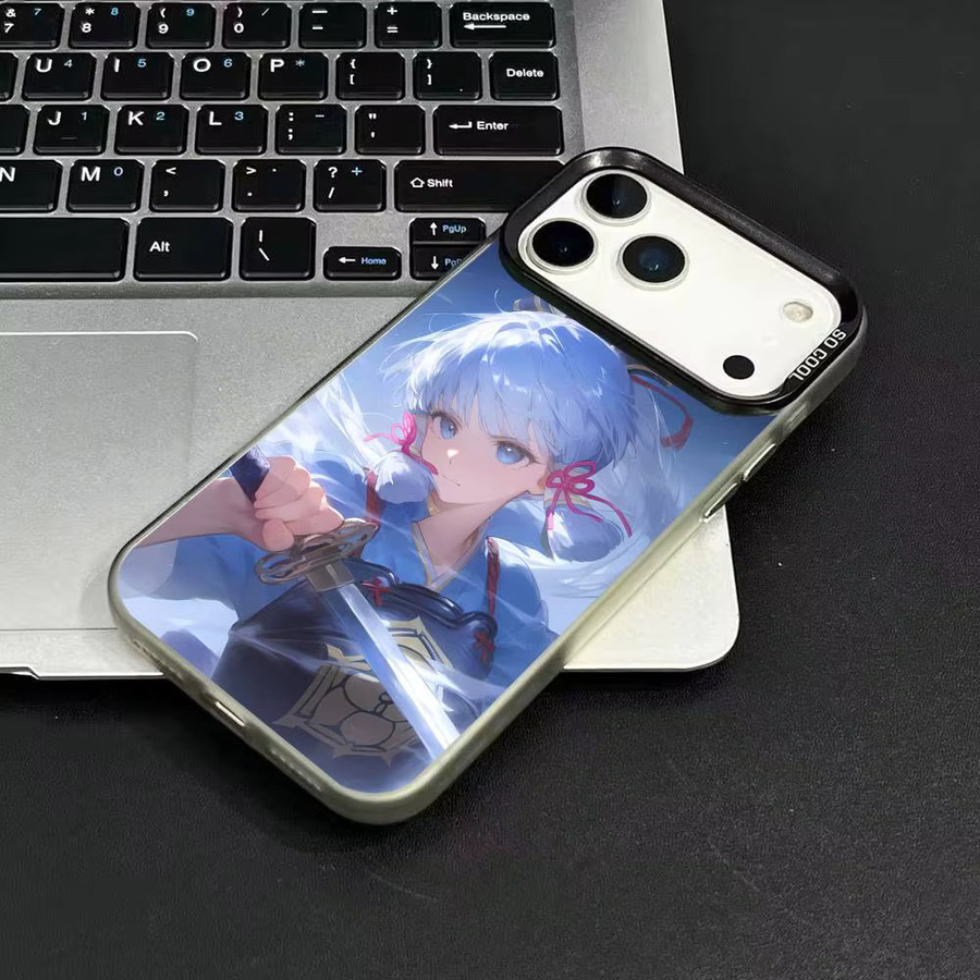 Genshin Impact Kamisato Ayaka Handyhülle für iPhone 12 13 14 15 16 17 Pro Max Plus mit Protect Plating in Multicolour - Bild 3