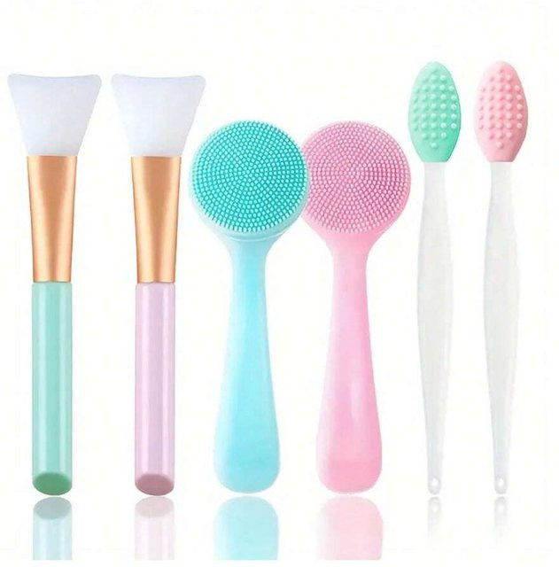 6-teiliges Silikon-Gesichtsreinigungsbürsten-Set, Gesicht, Unisex - Bild 1