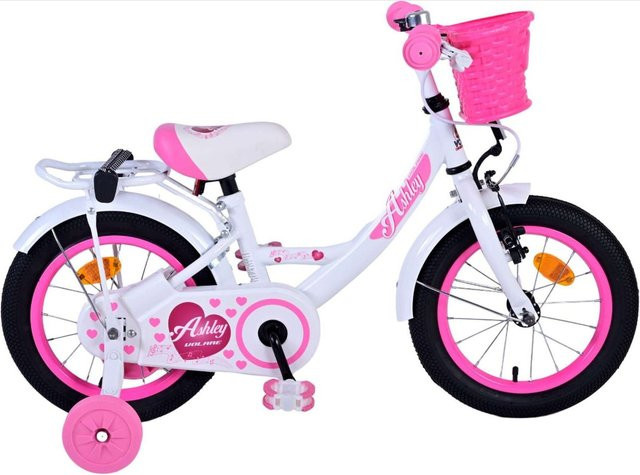 VOLARE Ashley Kinderfahrrad, 14 Zoll, weiß - Bild 1