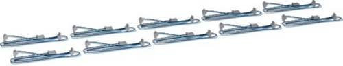 Hager Y-Leitung universal KU9S115YZ mit 1 Stecker und 2 Buchsen, schwarz/blau/weiß, Länge: 115 cm, 10 Stück - Bild 1