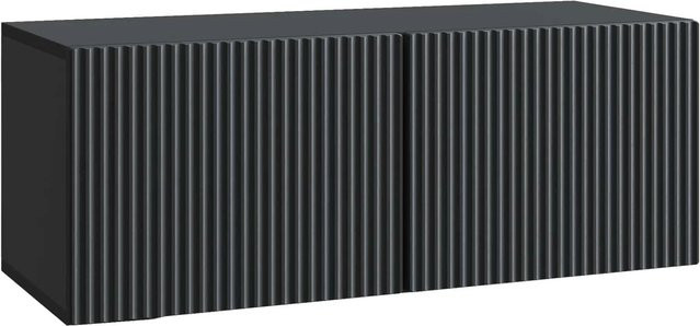 vidaXL Wandmontierter TV-Schrank Schwarz B/H/T: 78,5 x 31 x 30 cm - Bild 1