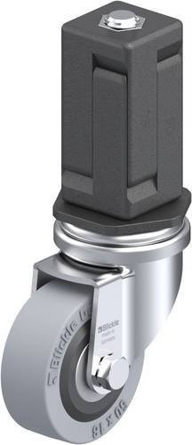 Blickle LRA-VPA 50K-EV05 Lenkrolle in Schwarz und Grau mit 50 mm Rad-Durchmesser und 40 kg Tragfähigkeit - Bild 1