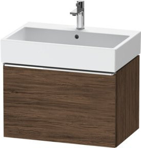 Duravit Waschtischunterschrank D-Neo, wandhängend, braun, B: 68,4 cm, T: 44,2 cm - Bild 1