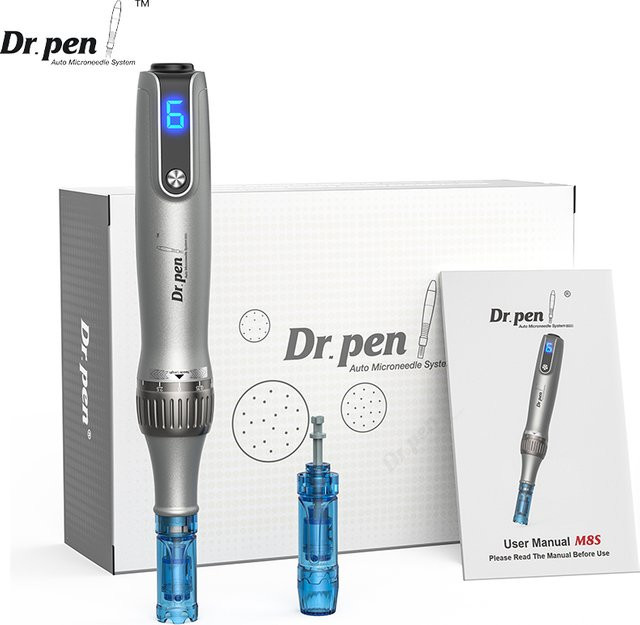 Dr. Pen M8S Microneedling Gerät mit Nadeln und Patronen, Unisex - Bild 1