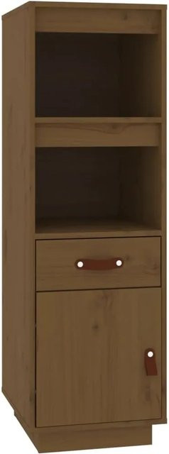 vidaXL Highboard aus Massivholz Kiefer in Honigbraun B/T/H: 34 x 40 x 108,5 cm - Bild 1