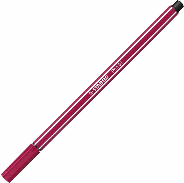 STABILO Pen 68 Tintenmarker Dunkelrot mit feiner Spitze - Bild 1