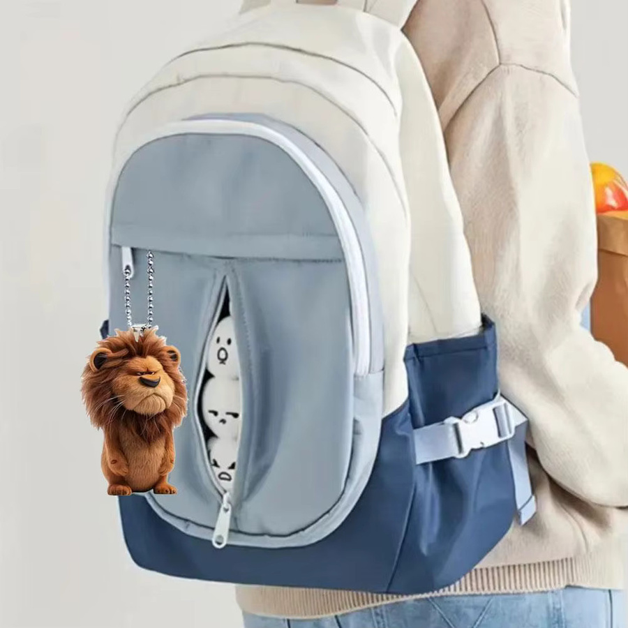 Schlüsselanhänger 2D-Flugzeug-Löwe, Unisex - Bild 6