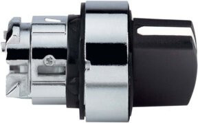 Schneider Electric Wahlschalter 3-Stufen rastend in Schwarz und Silber ZB4BD8 - Bild 1