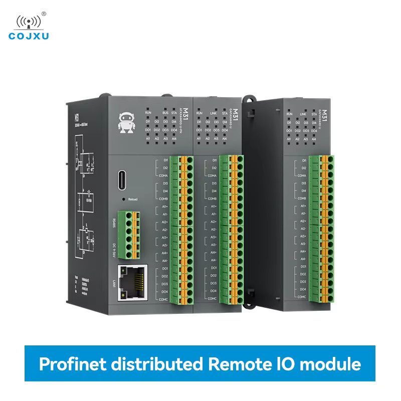 COJXU Profinet Remote I/O-Modul M31-U-PN Serie mit Modbus RTU und PN-Bus Unterstützung für Botu und STEP 7 (AO/DO/AI/AO) - Bild 2