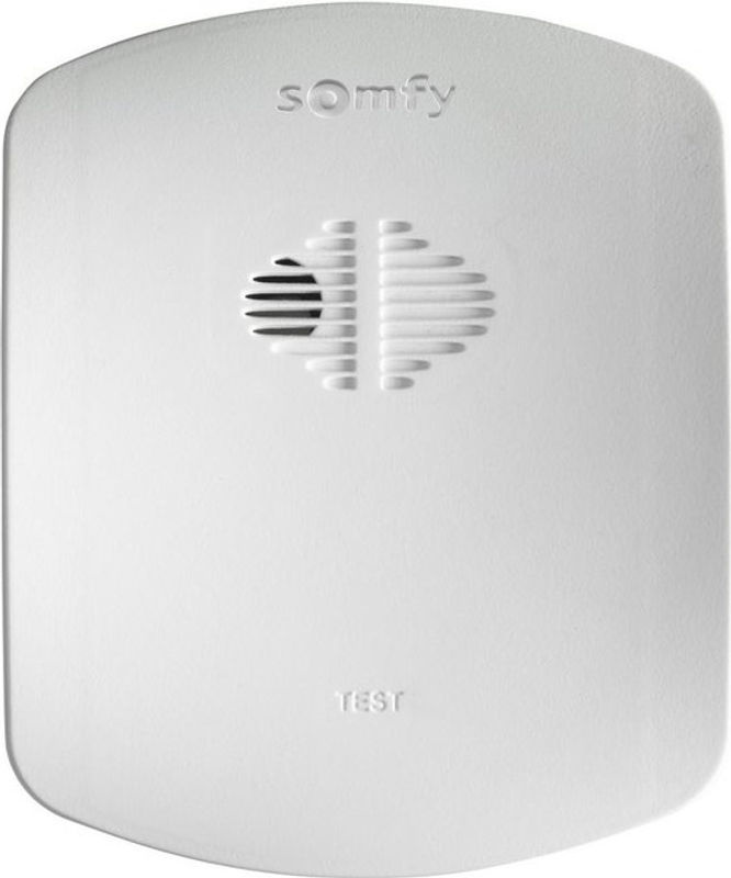 Somfy Funk-Rauchwarnmelder zur Alarmanlagen-Erweiterung in Weiß mit Batteriebetrieb - Bild 2