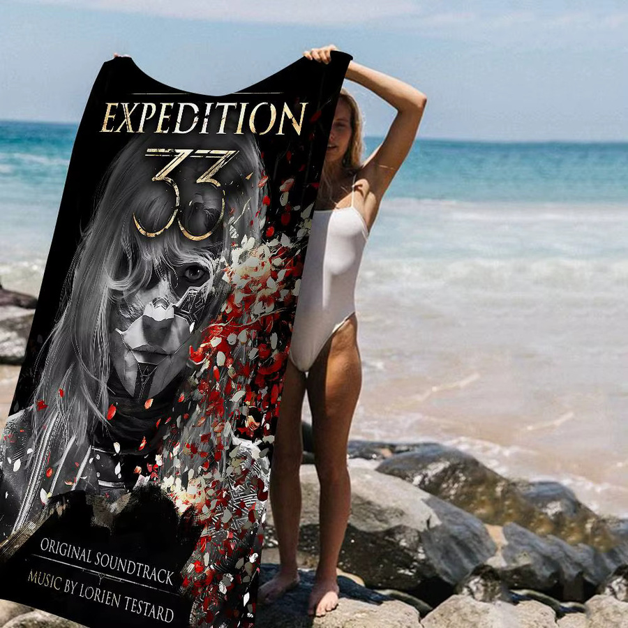 Potdemiel Strandtuch Game Clair O-Obscur E-Expedition 33 aus Mikrofaser in Bunt - Bild 5