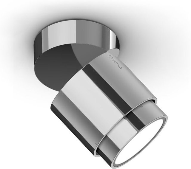 Occhio lui volto VOLT LED-Deckenstrahler in Chrom, dimmbar und verstellbar mit warmweißem Licht (3000K) - Bild 1