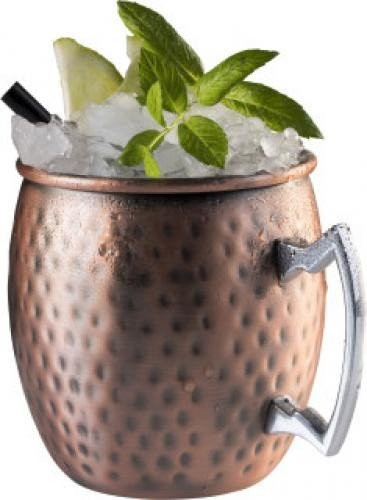 APS Moscow Mule Becher aus Edelstahl im Antik-Kupfer-Look, 2er Set, 500 ml - Bild 1