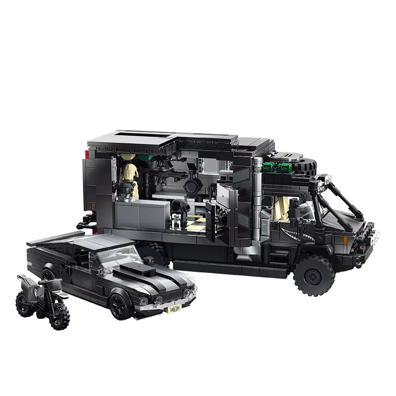 12GO Universal Motor Gerät RV MOC Geländewagen LKW-Kopf, Bausteine Spielzeug - Bild 4
