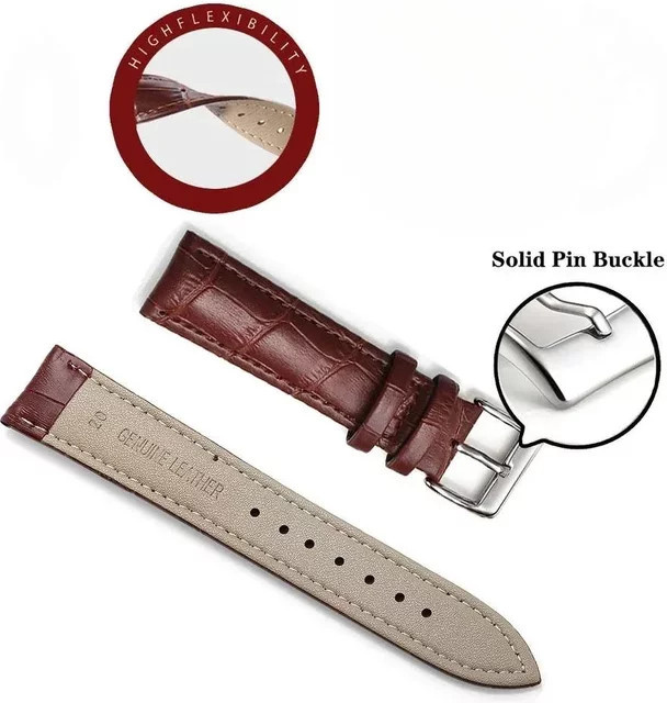 Uhrenarmband Leder, Unisex - Bild 1