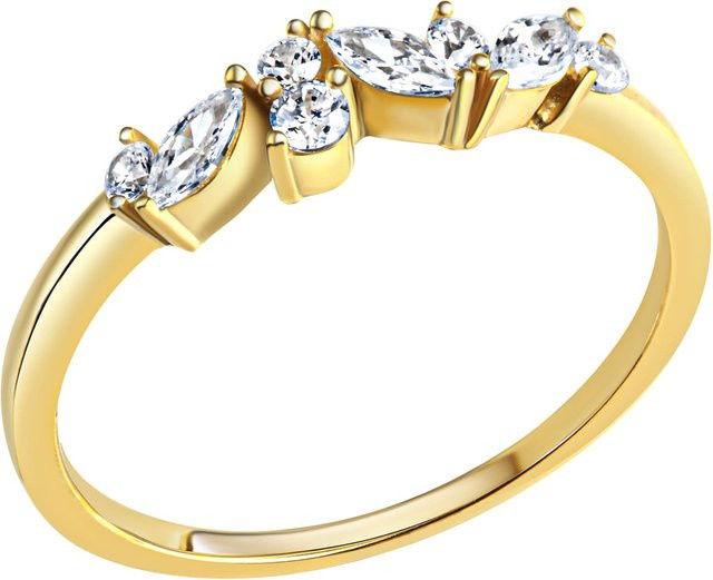 Celesta Ring 375 Gelbgold, Zirkonia, Damen - Bild 1