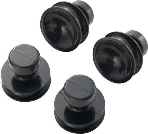 TOOLCRAFT Saugheber in Schwarz mit einer maximalen Tragkraft von 3 kg - Bild 1