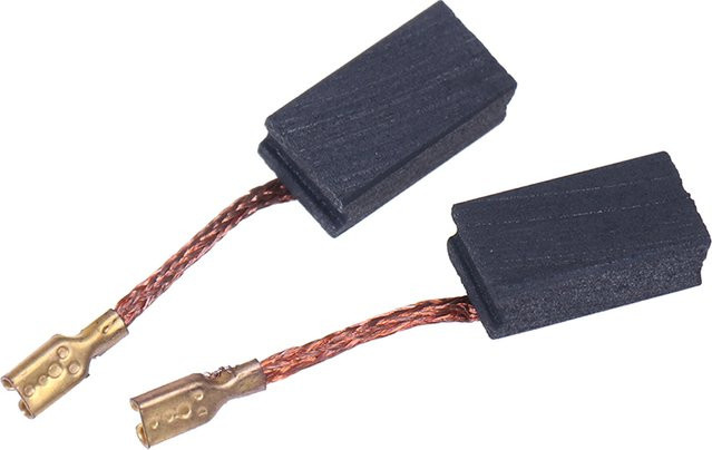 Eifer Kohlebürsten Ersatzteil Set, 2er Pack, Schwarz, B: 6 mm, H: 9 mm, T: 15 mm - Bild 1