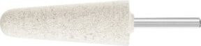 PFERD TOOLS Poliflex Schleifstift Rundkegelform Ø 25 x 70 mm, Schaft-Ø 6 mm, Körnung A80, Weiß - Bild 1