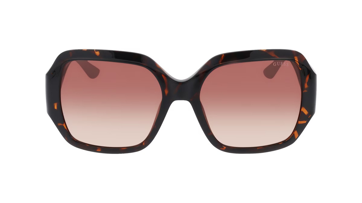 Guess GU00283 Sonnenbrille Vollrand, quadratisch, Kunststoff, Unisex, braun - Bild 1