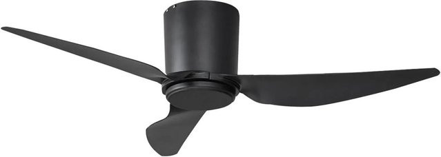Lindby Aulo Deckenleuchte in Schwarz mit Leselampe und Fernbedienung aus Metall für das Wohnzimmer - Bild 1