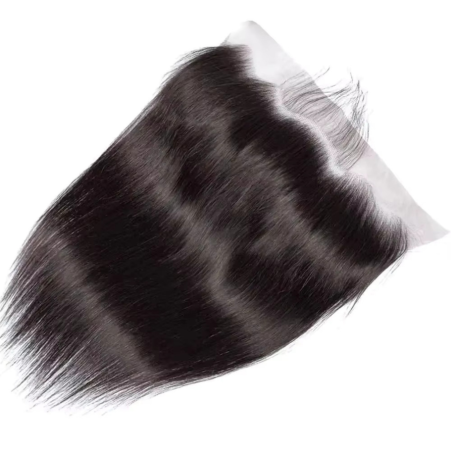 BAHW Lace Frontal Glattes Echthaar, 13x4, Brasilianisches Jungfrauenhaar, Damen - Bild 2