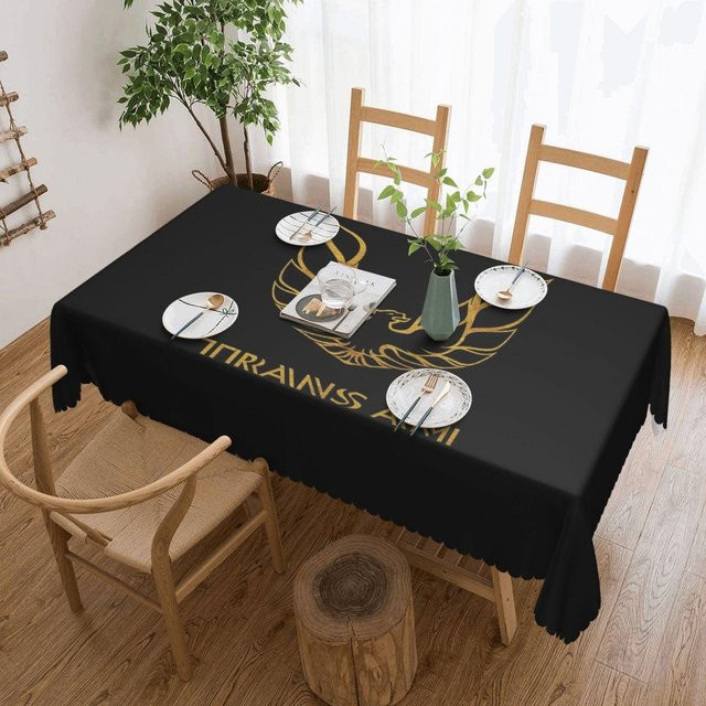 Beau Maison Pontiac Trans Am Firebird Bandit Tischdecke, Gold und Schwarz, rechteckig, B/T: 137 x 183 cm - Bild 1