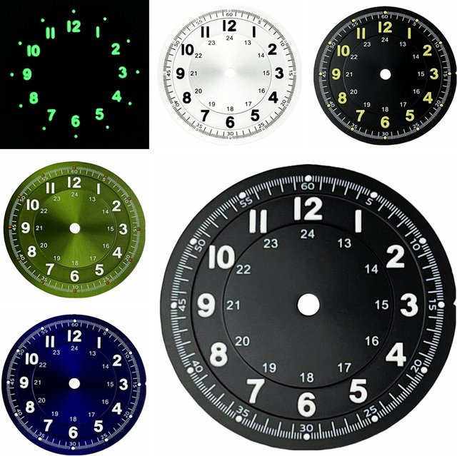 Zifferblatt, 29 mm, leuchtend, passend für Automatikwerk, Unisex - Bild 1