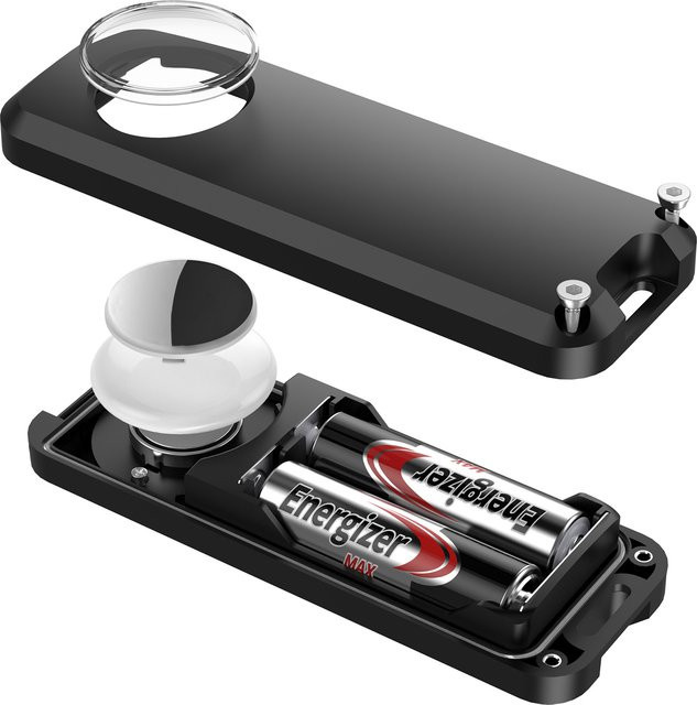 Legendigit Wasserdichtes Airtag-Batteriegehäuse mit Stick in Schwarz für GPS-Tracking von Autos, Anhängern und Motorrädern - Bild 1