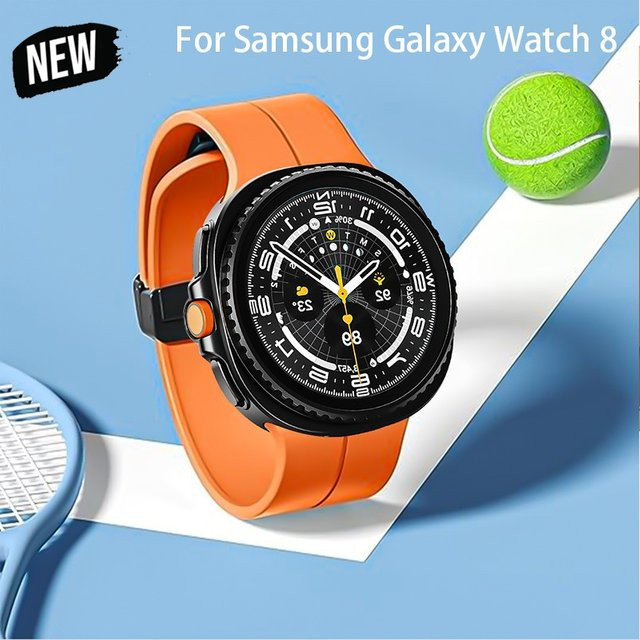 CAOWTAN Uhrenarmband Silikon, Magnetschnalle, Samsung Galaxy Watch 8 - Bild 1