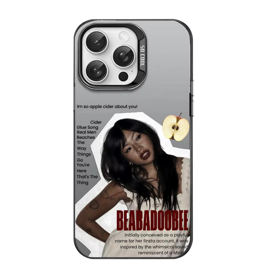 B-BeabadoobEES Handyhülle für iPhone 11 bis 17 Pro Max Matte Laser Aurora Stoßfest in Schwarz - Bild 5