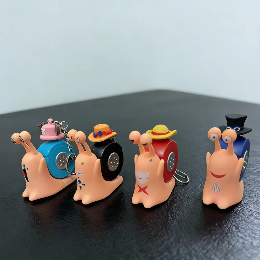 Bandai One Piece Den Mushi Aufnahme-Modell Schlüsselanhänger, mit Soundaufnahme-Lautsprecher-Spielzeug - Bild 2