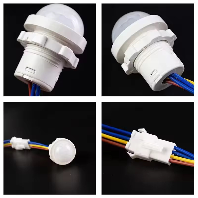 GGBEE Bewegungsmelder-Lichtschalter mit PIR-Sensor in Weiß für Deckenlampen, Korridore, Badezimmer und Treppenlicht (85–265 V) - Bild 3