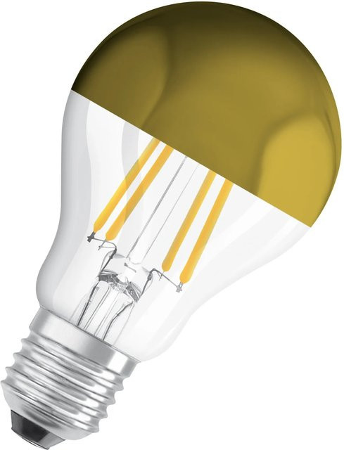 Osram LED-Leuchtmittel E27 Vintage Glühlampenform in Transparent, 4 W, Warmweiß, Höhe: 10,5 cm, Durchmesser: 6 cm - Bild 1