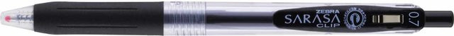 ZEBRA Sarasa Gel-Stift mit Clip, Farbe Schwarz, Tintenstärke 0,7 mm - Bild 1