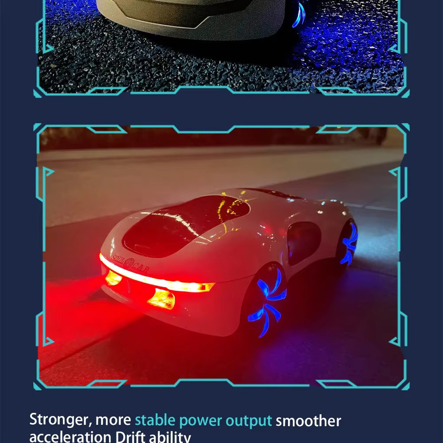 CONUSEA RC Stunt Auto, 1/18, mit Licht und Musik, 2,4G, Geste Sensing - Bild 2