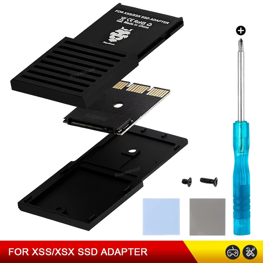 Pogopirate M.2 NVMe 2230 SSD Adapter für Xbox Series X/S Erweiterungskarte in Schwarz - Bild 3
