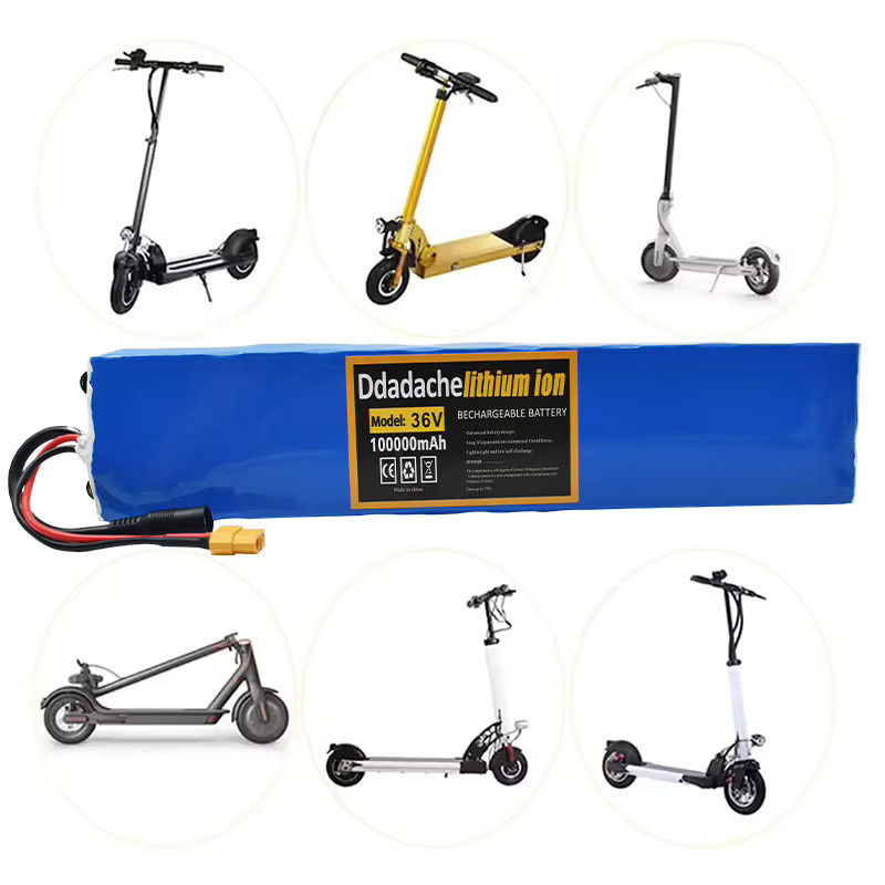 MKEPA Elektroroller-Akkupack 36V 100000mAh Lithium-Ionen Akku für M365 in Blau - Bild 2