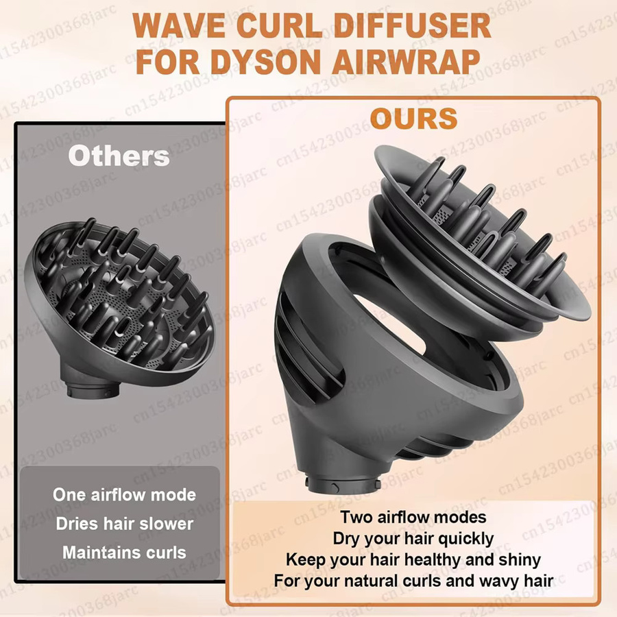 Dyson Diffusor Düse Haar Styler, Grau - Bild 6