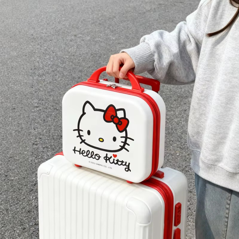 Sanrio Multifunktionale Unterwäsche- und Kosmetikbox mit großer Kapazität aus Kunststoff, Tragbare Aufbewahrung für Reisen, Breite: 30,0 cm, Tiefe: 23,0 cm - Bild 2