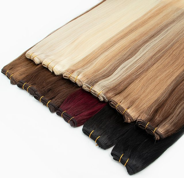 MRS HAIR Blonde Haarbündel, Echthaarverlängerungen - Bild 1