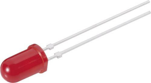 Vishay TLHR 5400 LED bedrahtet Super-Rot Rund 5mm 10 mcd 30° 30mA 2V - Bild 1