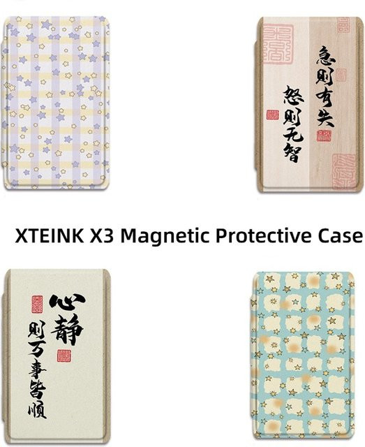 Magnetische Schutzhülle in Multicolour als Rundumschutz und Anti-Sturz-Cover für das XTEINK X3 E-Book-Lesegerät - Bild 1