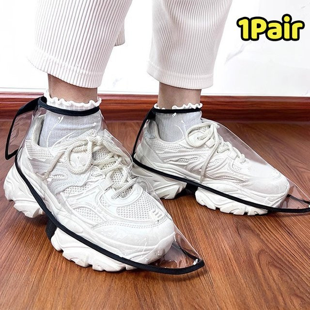 Barberia Friseur-Schuhüberzüge, transparent, 1 Paar - Bild 1