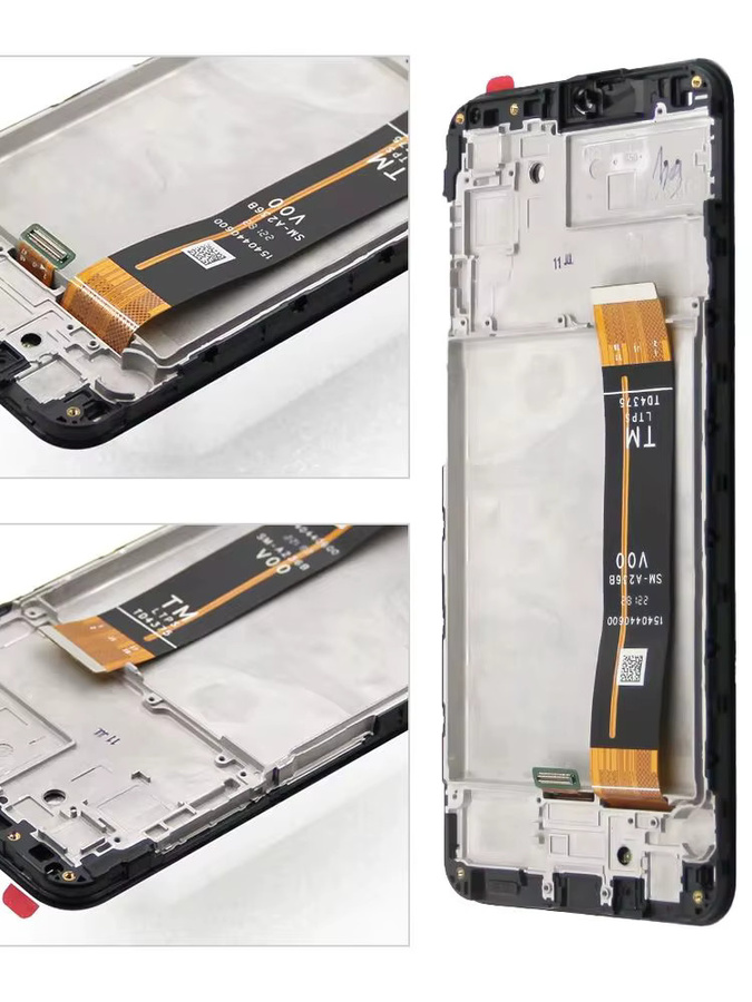 Samsung A23 5G LCD-Display mit Rahmen und Touchscreen-Digitizer Ersatz in Schwarz - Bild 7