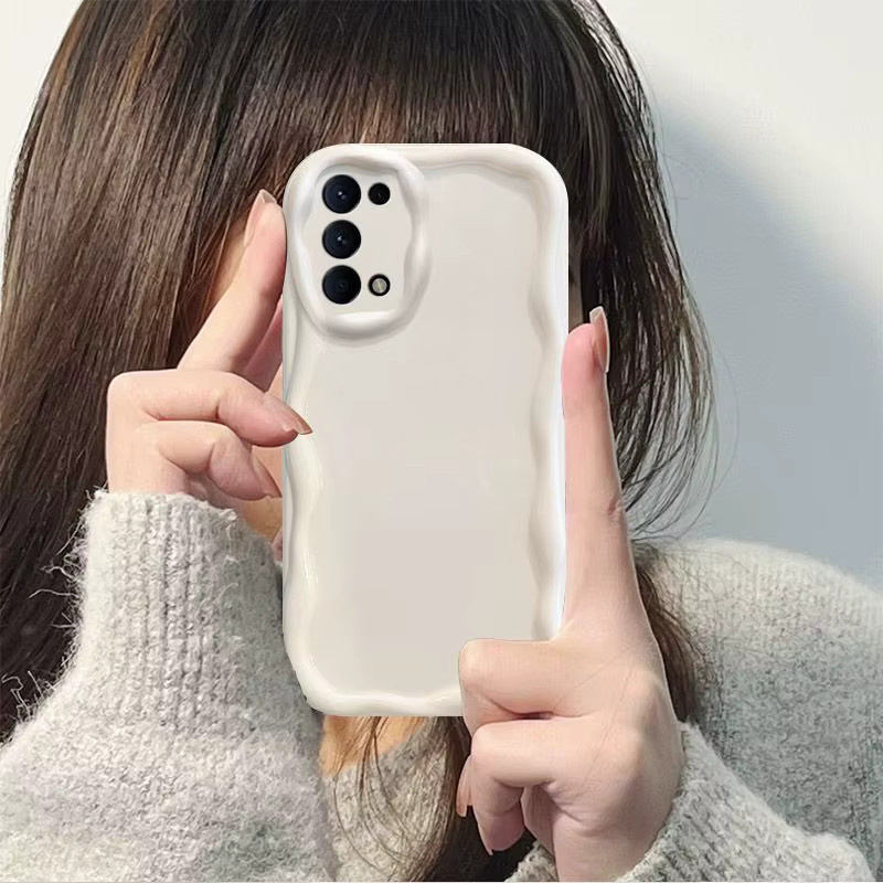 Transparente TPU Wellen-Softcase Schutzhülle für Oppo Reno5 5G, Reno5 4G, Find X3 Lite und Reno5 K - Bild 3